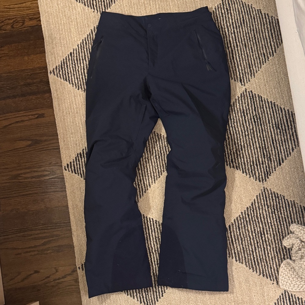 Women's Navy Ski Pants - Insulated Snow Trousers
